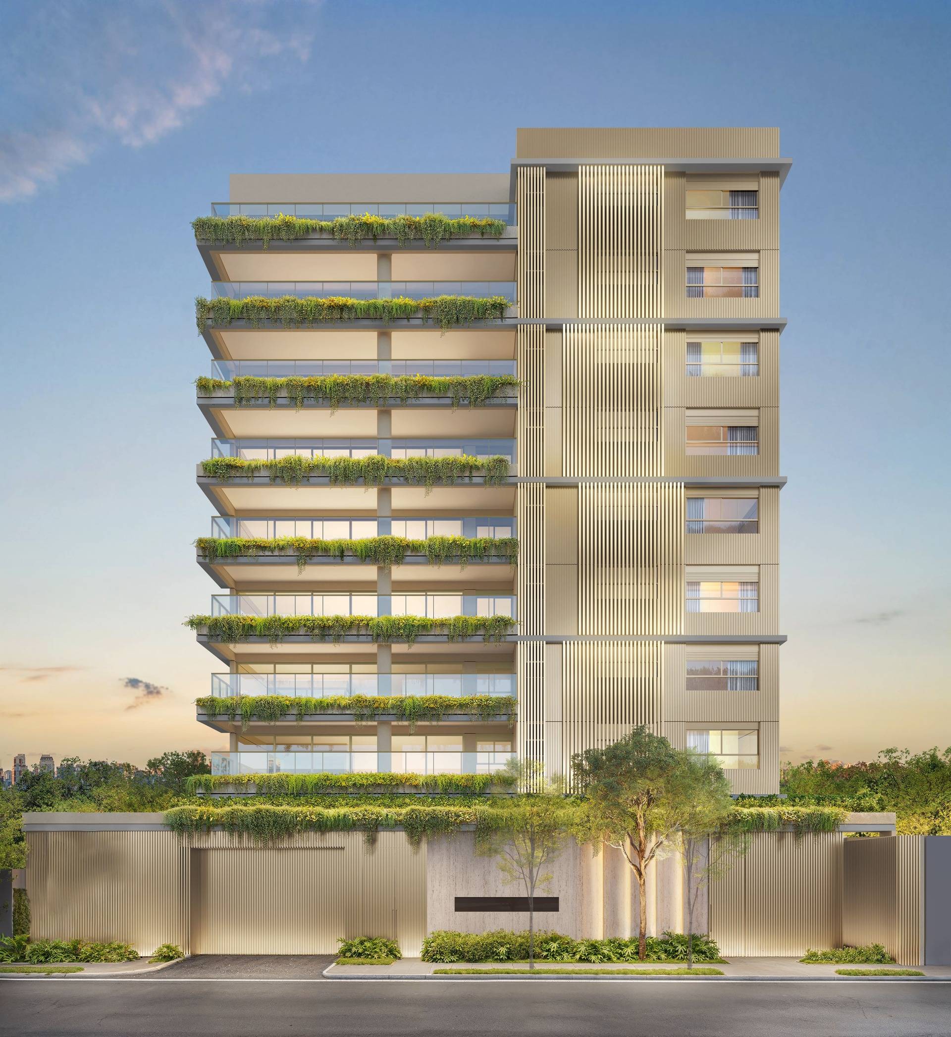 Perspectiva ilustrada | Fachada torre 1